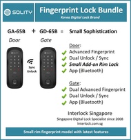 Solity Door and Gate Smart Digital Lock Bundle [In-house installer] [Local Seller] [Digital Lock Specialist]