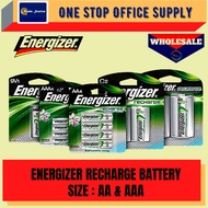 Energizer Rechargeable Battery / Bateri AAA / Battery AAA / Battery AA / Bateri Rechargeable / C / D