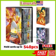540pcs POKEMON Album Book 240pcs Card Holder Binder Trading Cards Collection Book Brilliant Stars Su