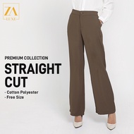 seluar slack wanita Zoe Arissa SELUAR STRAIGHT CUT Office Pant Vintage Plain Korean Pants CAYLEE