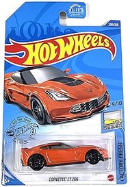 Hot Wheels 2021 - Corvette C7 Z06 [Orange] Factory Fresh 5/10 - #200/250