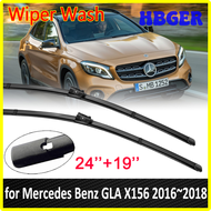 HBGER สำหรับ Mercedes Benz GLA X156กระจกหน้ารถใบที่ปัดน้ำฝน GLA180 GLA200 GLA220 GLA250 GLA45 200 22