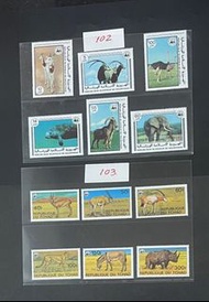 熊貓嘜郵票（106-111）