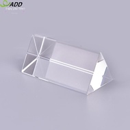 ADD 30*30*60mm Triangular Prism BK7 Optical Prisms Glass Physics Teaching Refracted AB