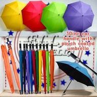 (ellashop) Giant Golf Umbrella 30 Inch coated Oversized Long car Handle Auto open with sun protected
