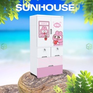 Tủ nhựa trẻ em 2 cánh Happy Kids SUNHOUSE KS-CA1400G4