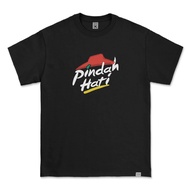ZeroTwentyTwo T-shirt Pizza Hut Moving Heart Black I Men's T-shirt Parody Pizza Hut