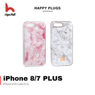 HAPPY PLUGS Slim Case for iPhone 8 Plus/iPhone 7 Plus (5.5") Pink/White Marble