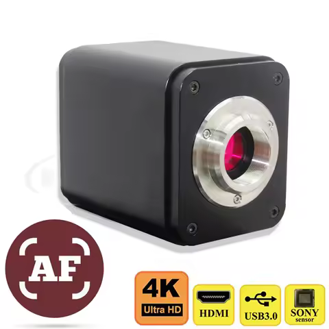 in Stock 4K 60FPS / 30FPS Autofocus Auto Focus Focal IMX334 HDMI Video Industry Microscope Camera C-