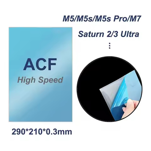 TA-2Pcs ACF Release Film For ANYCUBIC Photon M5S, M5S PRO, M7 Pro SLA LCD 3D Printer ACF Release Fil