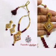 BEADED STONE SIMPLE JEWEL SET