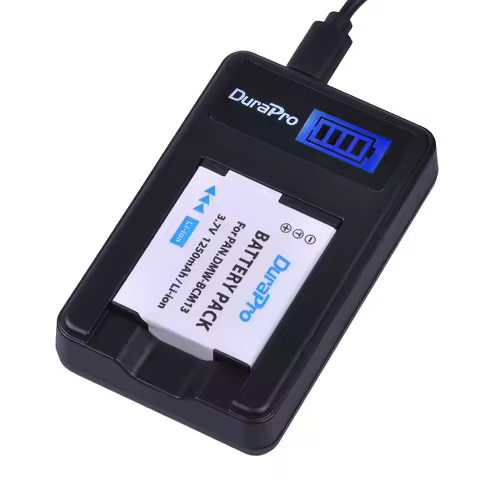 1pc DMW-BCM13 DMW BCM13 BCM13 Camera Battery+LCD USB Charger for Panasonic Lumix ZS27,ZS30,ZS35,DMC-