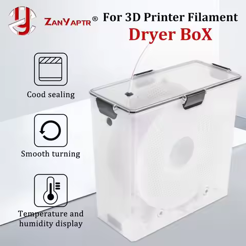 For 3D Printer Filament Dryer Box PLA ABS PETG Filament Sealing Moisture-Resistant Real-Time Monitor