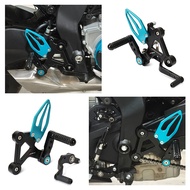 Motorcycle CNC Aluminum Adjustable Rearset Rear Set Footrest Foot Pegs For CFMOTO 675SR-R 675SRR 675