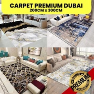 200cmx300cm PREMIUM DUBAI CARPET / ANTISLIP / HOT DESIGN / CARPET MURAH VIRAL