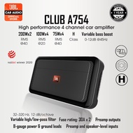 JBL CLUB A754 - High performance 4 channel car amplifier