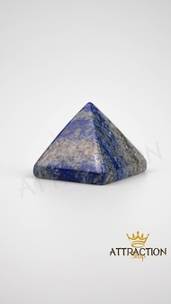 [ ร้าน กฎแรงดึงดูด ATTRACTION SHOP ] หินมงคล ลาพิส ลาซูลี (Lapis lazuli) ทรงพีระมิด หินแห่งภูมิปัญญาและความจริง ของแท้จากอัฟกานิสถาน ปัดเป่าสิ่งไม่ดีในชีวิต บรรเทาอาการปวดศี