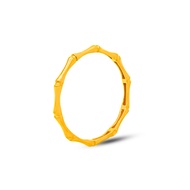 Top Cash Jewellery 916 Gold Bamboo Cane Ring