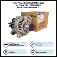 Kia Optima MG Lotze 2007-2011 / Hyundai Sonata NF Oem Valeo Alternator (37300-25201 / 37300-2G400)