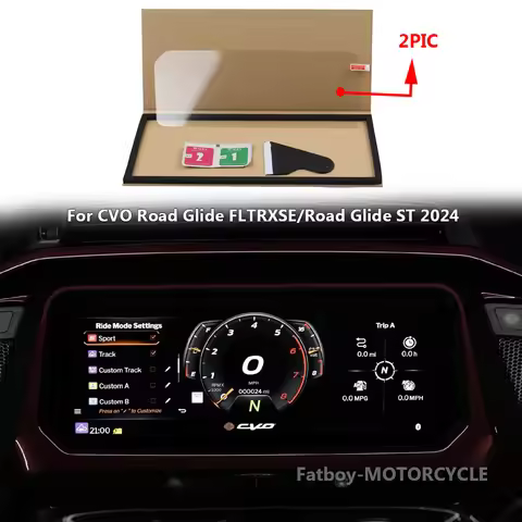 2PIC For Harley CVO Road Glide FLTRXSE Road Glide ST 2024 Motorcycle Instrument Protection Film Scra