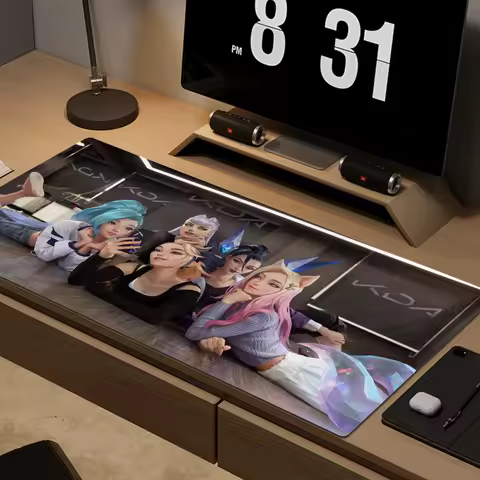 Wireless Computer Magic Mouse Pad Gaming Pc Accessories Kda Gamer Keyboard Desk Mat Mausepad Table P