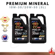 Penrite PMO 10 & PMO 20 (Premium Mineral) 10W-30 & 20W-50- 5L