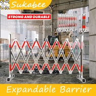 🇲🇾🚚 6M Stainless Steel Expandable Fence Barrier ,Safety Fence Barrier, Contraction Band Fence, Teles
