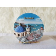 Santorini souvenir greece Refrigerator Patch