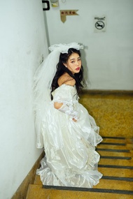 料質Fabric 舊日行予 古董婚紗紀念寫真 港風 復古 寫真