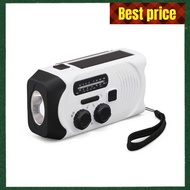 Iris Ohyama Radio Emergency Gear Compact Rechargeable Hand-Crank LED Light Battery Mobile Hand-Crank