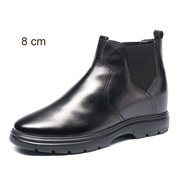 Walking Tall Premium Cowboy Boots Casual shoes | Height Increase Shoes (8 cm) with Rubber outsole | 