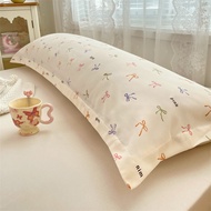 Sarung bantal panjang Sweet Pastel Long Pillow Case Skin-friendly Double Pillowcase Pillow Core Cove