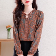 Arofu Blouse Corak Petak Batik Blouse For Women Batik Tops For Ladies Plus Size Women Blouses Baju B