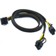 50CM 10 Pin to Dual PCI-E 8 Pin(6+2) Power Adapter Splitter GPU Power Cable for HP DL580 DL585 DL980