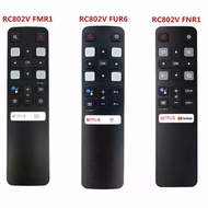 Google Voice remote control tclrc802v FMR1 rc802v fur6 rc802v fnr1 dedicated TV TCL 4K Smart TV