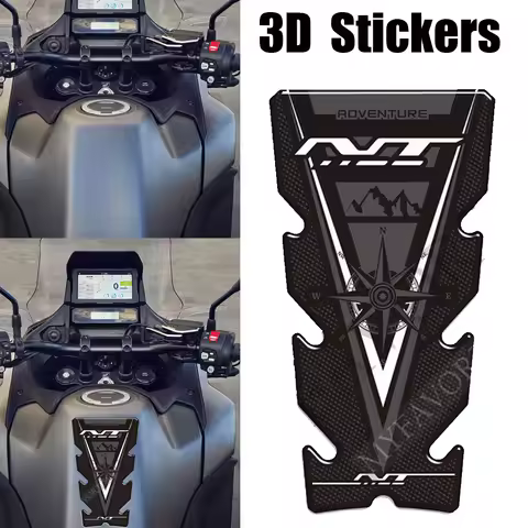 Motorcycle Adventure Stickers Decals Protector Tank Pad Gas Fuel Oil Kit Knee For Honda NT 650 700V