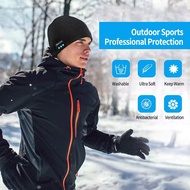 Warm Beanie Hat With Bluetooth Earphones Headphone Music Smart Cap Speaker Mic