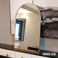 MNS Nordic Bathroom Mirror Toilet Wall Hanging Mirror Bathroom Toilet Entrance Decorative Mirror Makeup