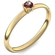 Amoonic585 Gold Ring (Very High Quality) +Comes with Luxury Packaging Box-+Gold Ring-Garnet Ring (58