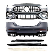 C CLASS W206 AMG C63 Set Front Rear Bumper Side Skirt Grill Canard Lip C200 C300 BODYKIT MERCEDES