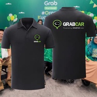 Baju Baju Grab Classic Collar Polo Grab Handle Uniform Unisex Short Sleeve Cotton Polo Cotton