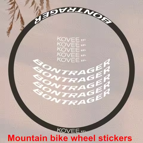 2wheels/set BONTRAGER RSL MTB Wheel Vinyls Mountain Bike Disc wheel Stickers Racing Cycling Decorati