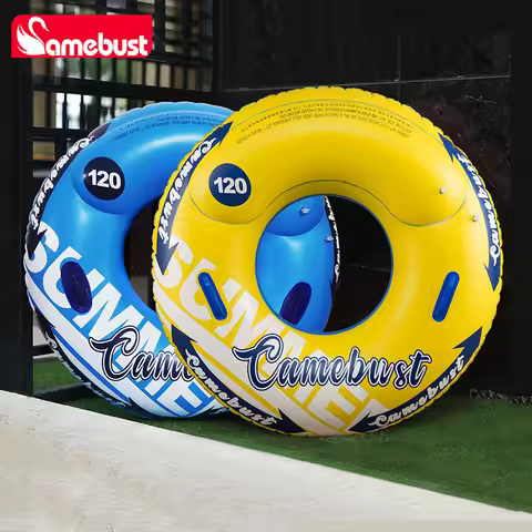Camebust Swimming Ring Adult Thickened Internet Celebrity Inflatable Lifebuoy Large Adult Firebird S