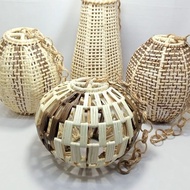 Rattan Lantern Shade, Hanging Garden Decorative Lamp, Rattan Lantern - Decorative Lamp Cover - Decor
