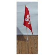 HONG KONG country table flag with suction cup base Polyester Flag Banner