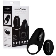 Under Control Rechargeable Silicone Vibrating Cock Ring with Remote Control