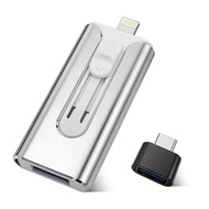 4-in-1 Flash Drive 1TB for iPhone Thumb Drive Photo Stick, High Speed USB Memory Stick iPhone Flash 