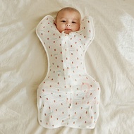 Quấn nhộng chũn cho bé sơ sinh Malang Honey túi ngủ cotton airmesh thoáng mát - Monnie Kids