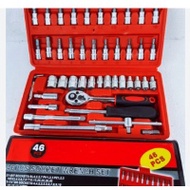 Socket Wrench 46pcs Socket Set (1/4 ") Full Complete Socket Tool Kit