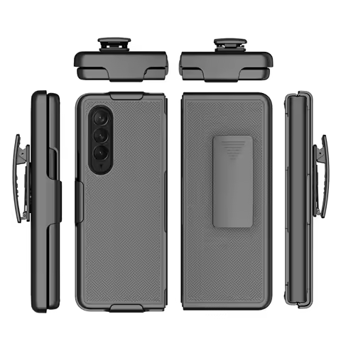 Hard Armor Funda Case for Samsung Galaxy Z Fold 6 5 fold6 Fold4 Fold3 Fold 4 3 Fold5 5G ZFold5 Belt 